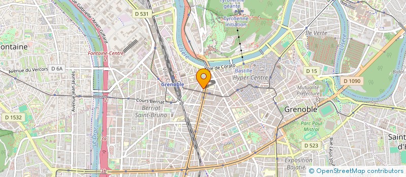 localisation de l'entreprise EGRO à GRENOBLE