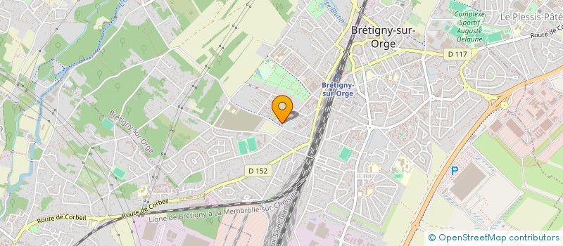 localisation de l'entreprise EGS à BRETIGNY-SUR-ORGE