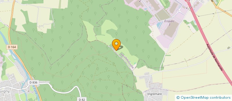 localisation de l'entreprise EGS BATIMENT  HEUDEBOUVILLE