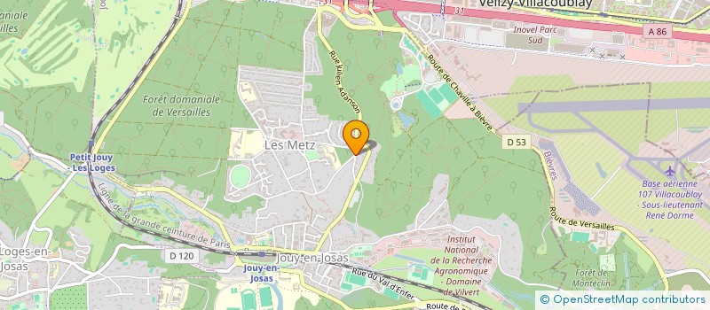 localisation de l'entreprise EGS ENERGY à JOUY-EN-JOSAS