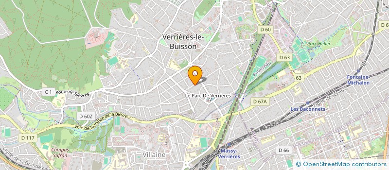 localisation de l'entreprise EGS INVEST à VERRIERES-LE-BUISSON