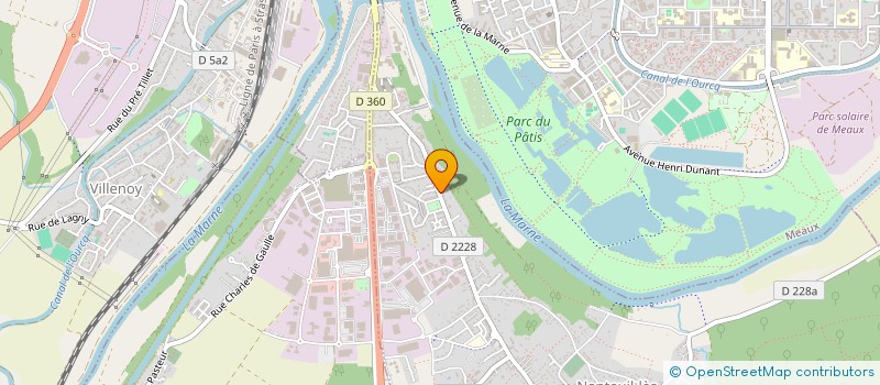 localisation de l'entreprise EGS RENOV à NANTEUIL-LES-MEAUX