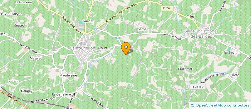 localisation de l'entreprise EGSA-SUD à SAINT-SULPICE-DE-FALEYRENS