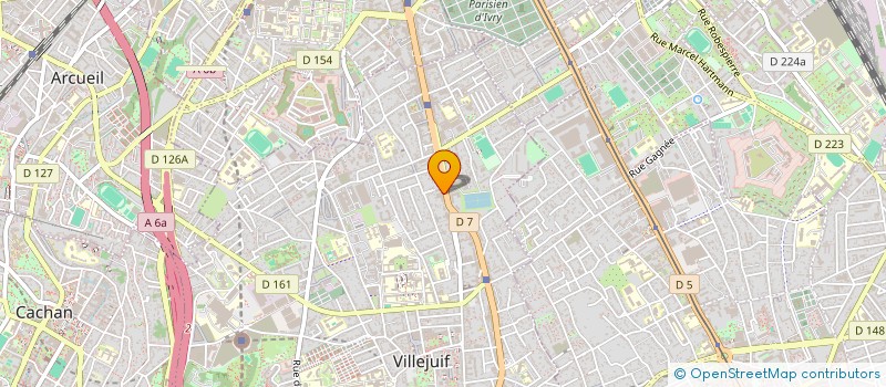 localisation de l'entreprise EGSB REALISATION à VILLEJUIF