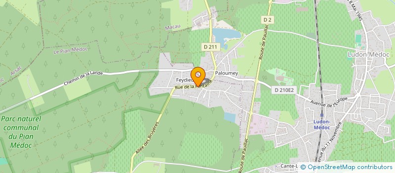 localisation de l'entreprise EGSM à LE PIAN-MEDOC