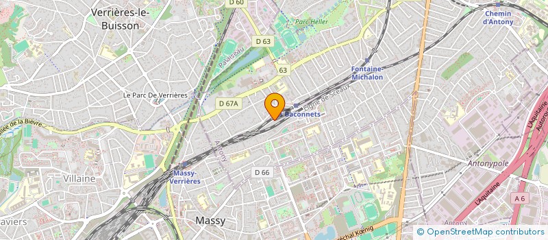 localisation de l'entreprise EGSM SERVICES à ANTONY