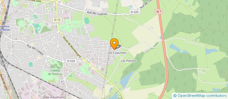 localisation de l'entreprise EGSO IMMOBILIER  YZEURE