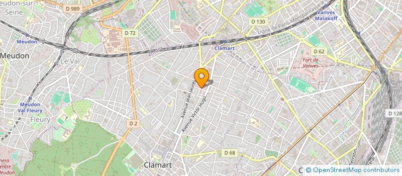 localisation de l'entreprise EGTASSUR ETUD GEST TECH ASSUR à CLAMART