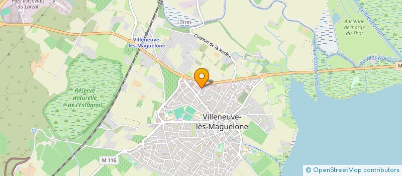 localisation de l'entreprise EGTB SUD à VILLENEUVE-LES-MAGUELONE