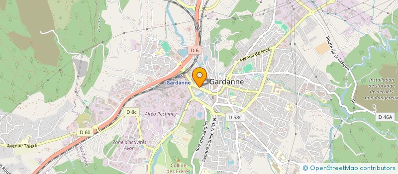 localisation de l'entreprise EGTBI à GARDANNE