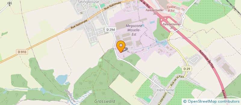 localisation de l'entreprise EGTC ELECTRIC  HENRIVILLE