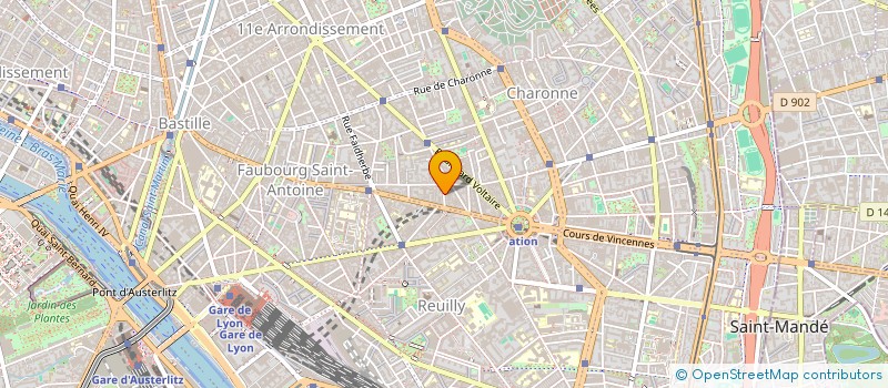 localisation de l'entreprise EGTE  PARIS