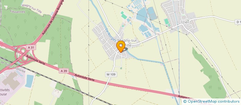 localisation de l'entreprise EGTPA SARL  MAGNY-SUR-TILLE