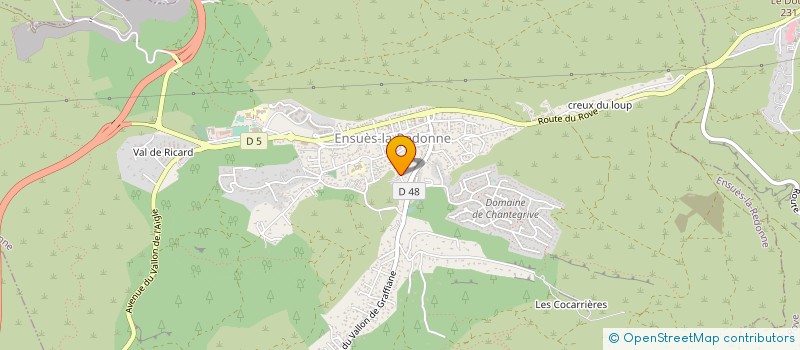 localisation de l'entreprise EGTR  ENSUES-LA-REDONNE