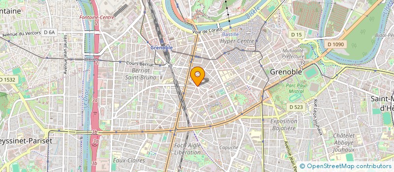 localisation de l'entreprise EGTR  GRENOBLE