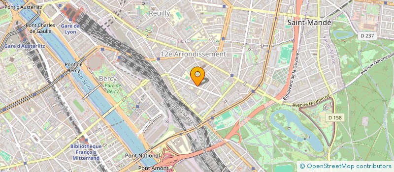localisation de l'entreprise EGTT ENTR GENE TRANS TORQUET à PARIS