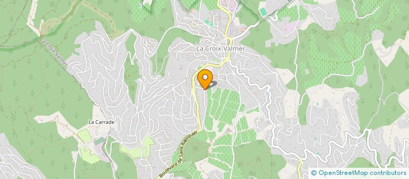 localisation de l'entreprise EGTV  LA CROIX-VALMER