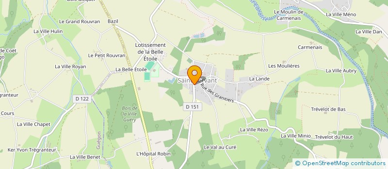 localisation de l'entreprise EGUI CADRES D'ART  SAINT-SERVANT