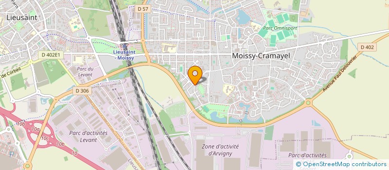 localisation de l'entreprise EGUIENTA-ADEQUIN à MOISSY-CRAMAYEL