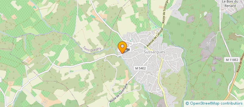 localisation de l'entreprise EGUILDE  SUSSARGUES