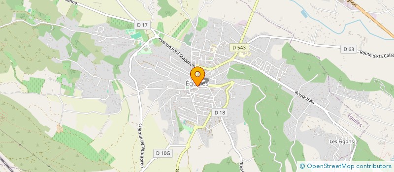 localisation de l'entreprise EGUILLES AVENIR SANTE (MSP D'EGUILLES)  EGUILLES