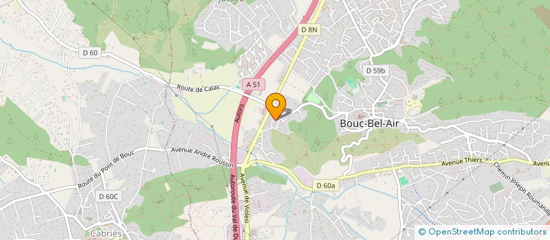 localisation de l'entreprise EGUILLES LAVAGE AUTO à BOUC-BEL-AIR