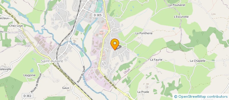 localisation de l'entreprise EGUIZIER INDUSTRIES à OBJAT
