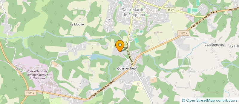 localisation de l'entreprise EGUN ON  SAINT-MARTIN-DE-SEIGNANX