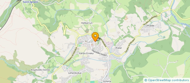 localisation de l'entreprise EGUR ETXEA à SARE