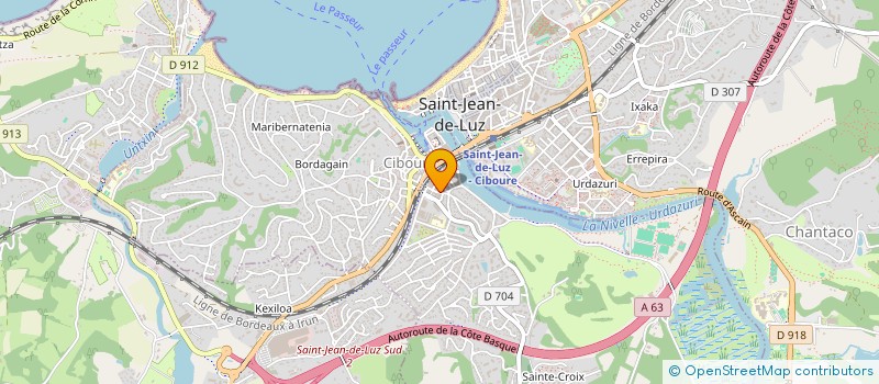 localisation de l'entreprise EGURREZKOA  CIBOURE