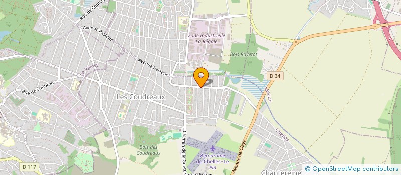 localisation de l'entreprise EGV à CHELLES
