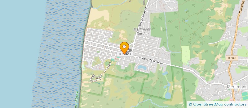 localisation de l'entreprise EGV'IMMO  MERLIMONT