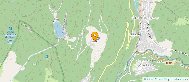 localisation de l'entreprise EGVB  LES BELLEVILLE