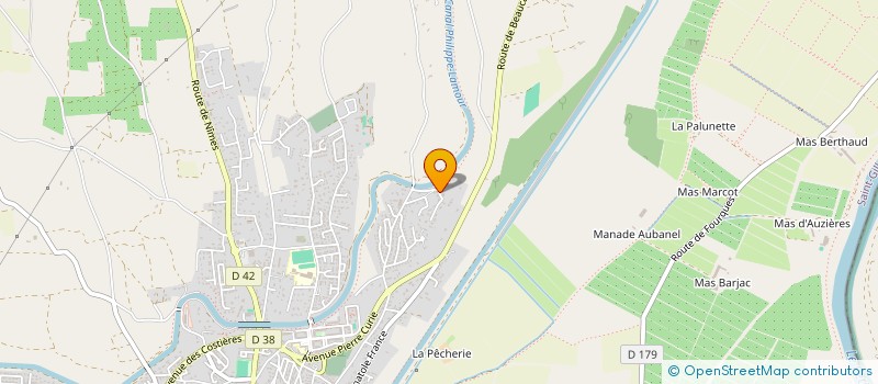 localisation de l'entreprise EGVISION  SAINT-GILLES