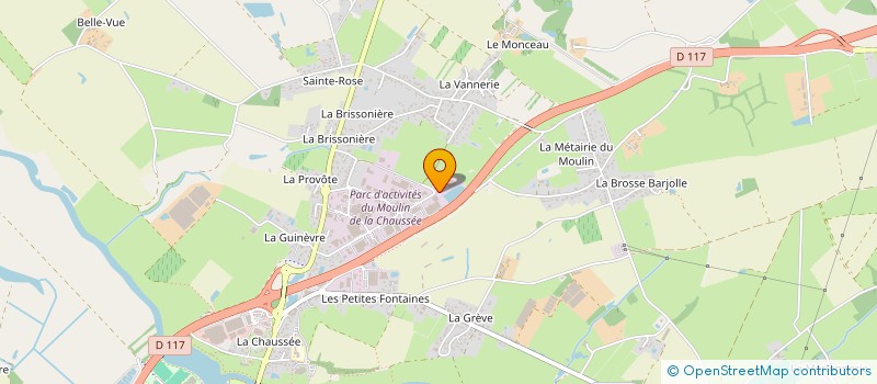 localisation de l'entreprise EGVT à SAINT-PHILBERT-DE-GRAND-LIEU