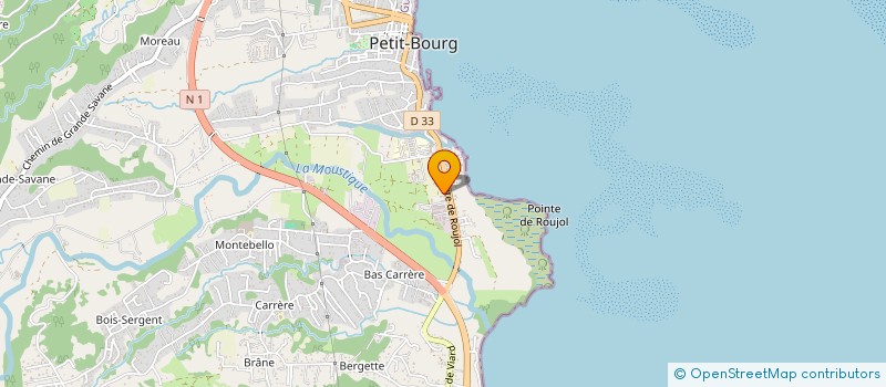 localisation de l'entreprise EGWAVANA  PETIT-BOURG