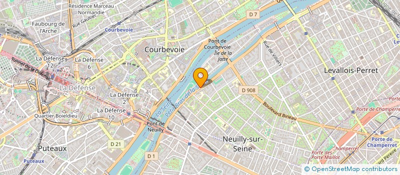 localisation de l'entreprise EGX HOLDING à NEUILLY-SUR-SEINE