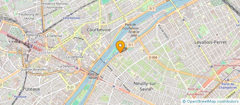 localisation de l'entreprise EGX RACING à NEUILLY-SUR-SEINE