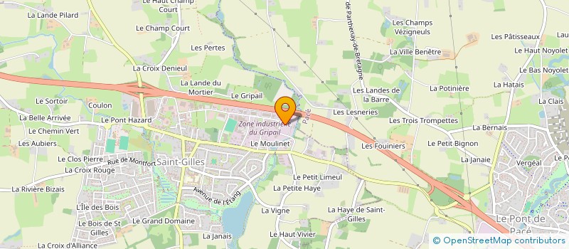 localisation de l'entreprise EGXLC à SAINT-GILLES