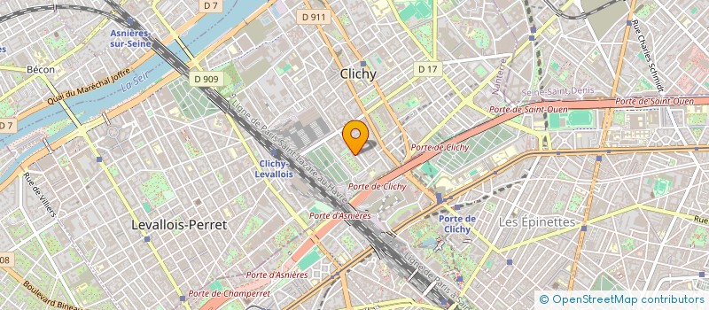 localisation de l'entreprise EGY FRANCE à CLICHY