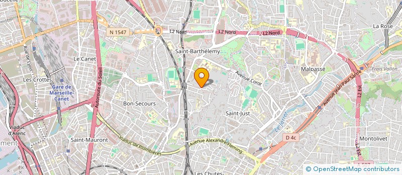 localisation de l'entreprise EGY-GROUP à MARSEILLE