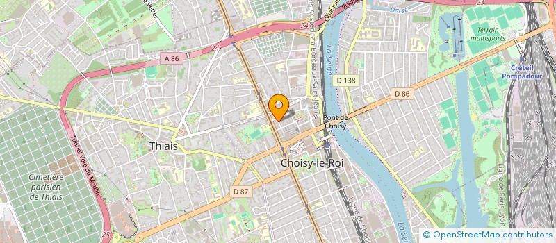 localisation de l'entreprise EGY-VAP  CHOISY-LE-ROI