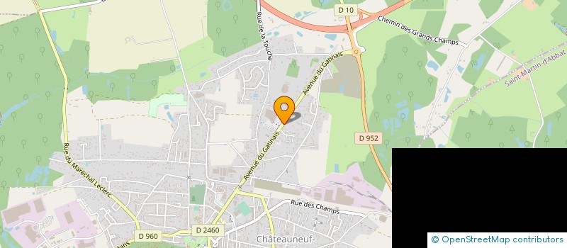 localisation de l'entreprise EGYC. à CHATEAUNEUF-SUR-LOIRE