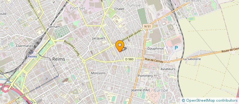 localisation de l'entreprise EGYDEO à REIMS
