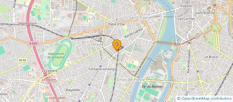 localisation de l'entreprise EGYPT'ARTS à TOULOUSE