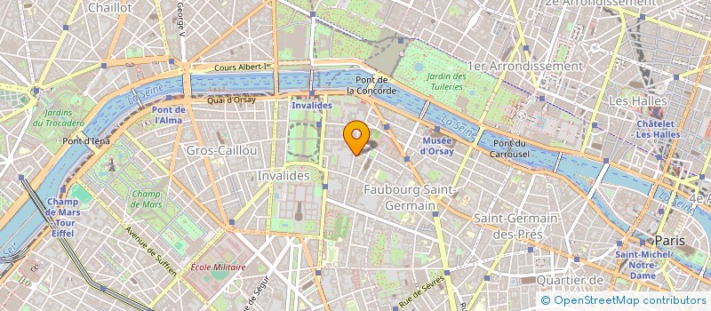 localisation de l'entreprise EGYPTE TERRE D'ESPOIR  PARIS