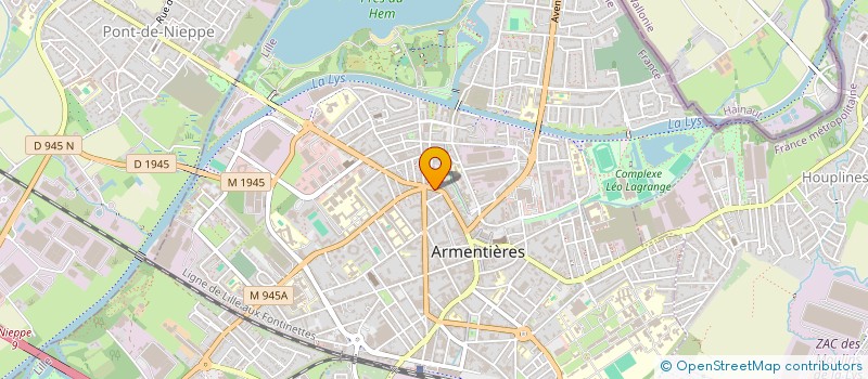 localisation de l'entreprise EGYPTIAN  ARMENTIERES