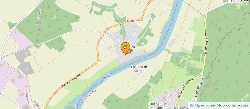 localisation de l'entreprise EGZOTIC à LAGNIEU