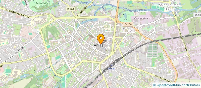 localisation de l'entreprise EH à ARRAS
