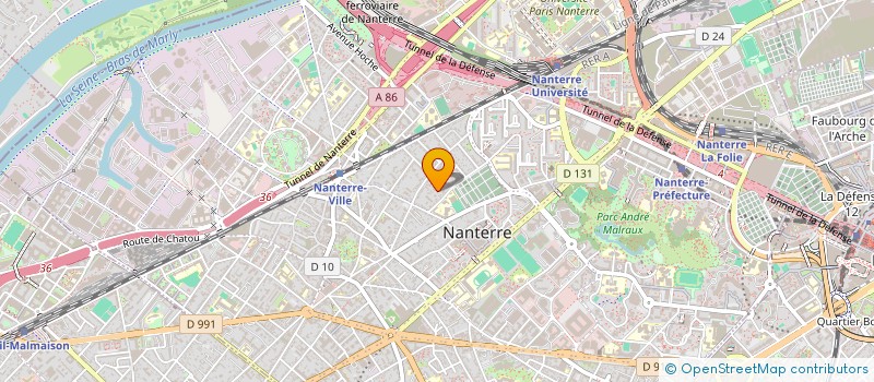 localisation de l'entreprise EH-CHAMPAGNE  NANTERRE